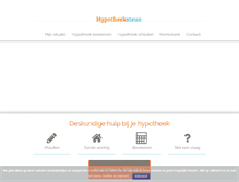 Tablet Screenshot of hypotheeksteun.nl